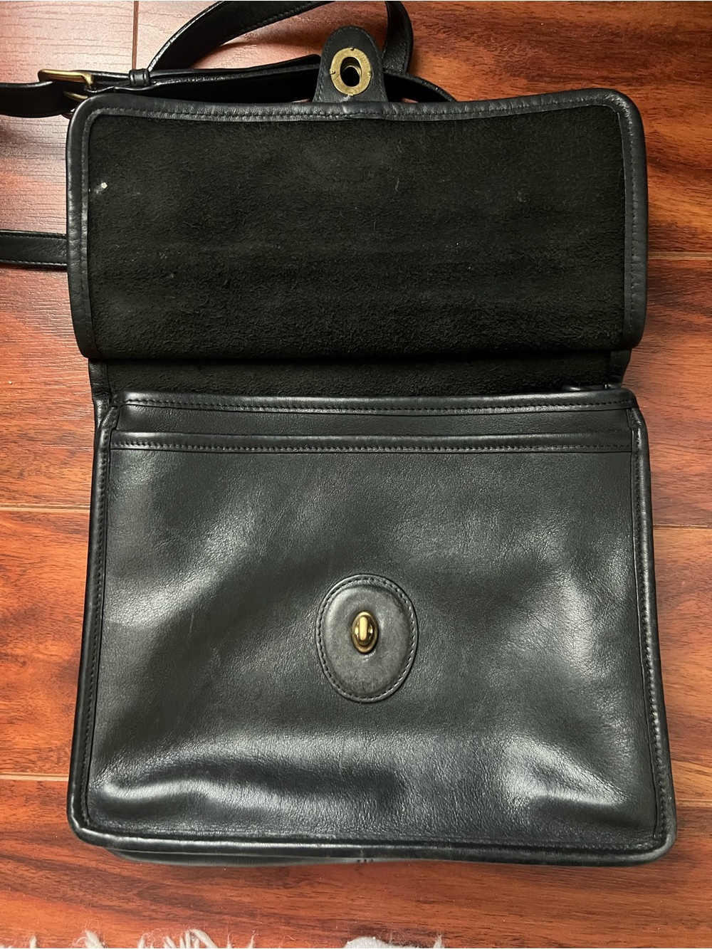 Coach J13-9927 Willis Satchel Crossbody Shoulder Purse Black - Picture 6 of 9
